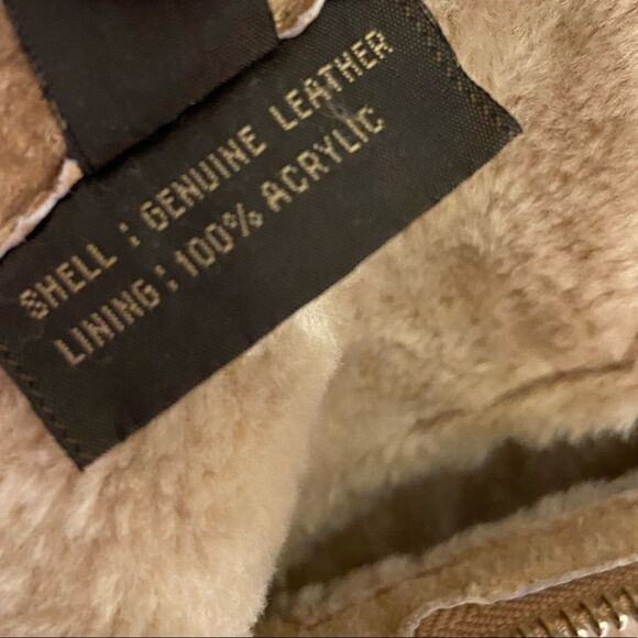 Guess Suede Leather Jacket / Coat - Picture 8 of 14